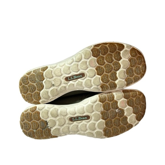 LL Bean Back Cove Slip On Sneaker Women’s Shoes Size 9 Medium Green - Picture 5 of 6